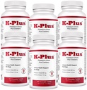 K-Plus Potassium Citrate Plus Cranberry תוסף לכלבים - Vet Approved UTI Remedy - תומך בבריאות Bladder - עבור כל כלב Breed - 6-Pack (600ct)