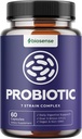 Probióticos e Prebióticos Gut Health Supplements - Advanced Acidophilus Probiótico Supplement for Upset Stomach Relief pH Balance and Digestive Support - Daily Probiótico Imune Support Supplement