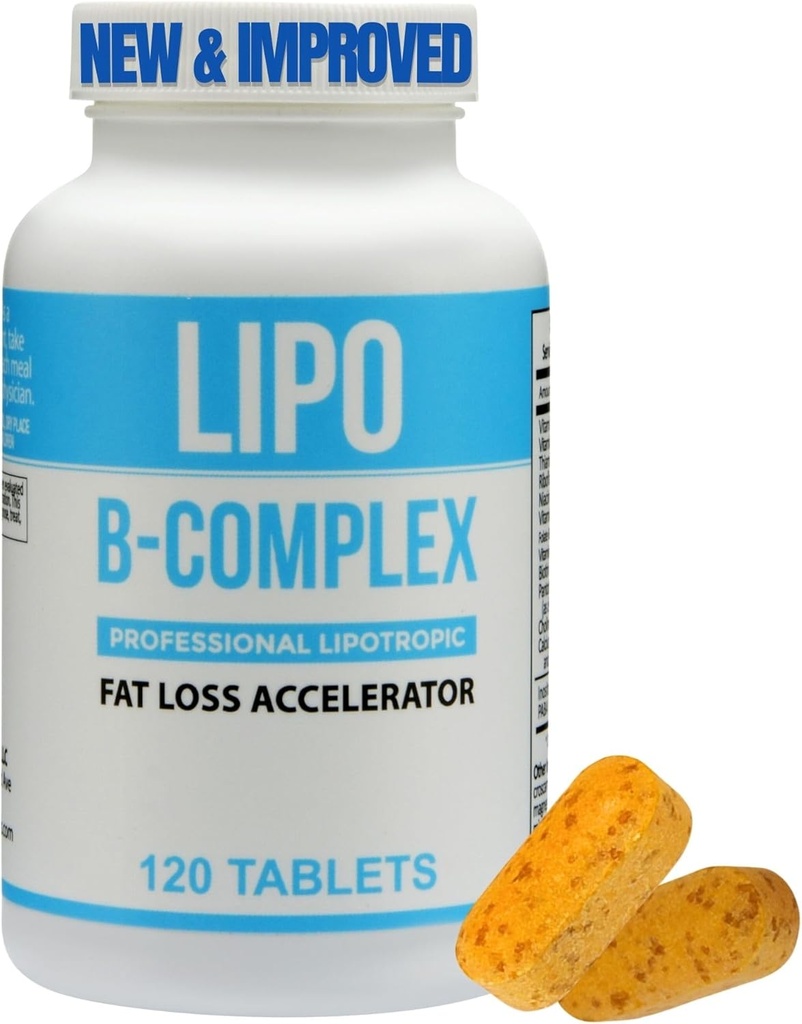Lipo BC, Lipo B-Complex 120 Tablets - Hobetua, Same Trusted Lipo BC Formulation Minus The Harsh Coating Ingredients - Emaitza optimoetarako osagai garbiagoak. Legere Pharmaceuticals