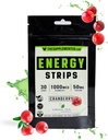 Energetski trakovi - 50 Mg Caffiene - Hitra absorpcija 100% All Natural Formula - Cranberry Flavor - 30 Strips -