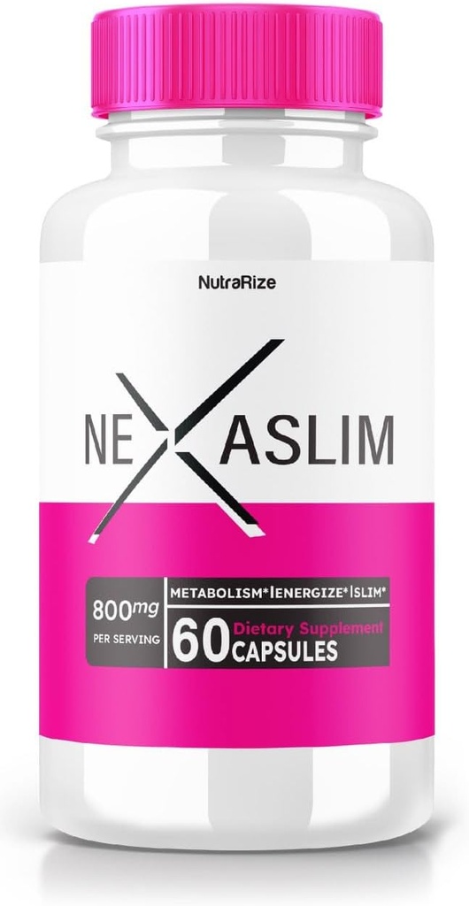 Nexaslim Kapsule - Nexaslim Metabolizmus Booster Formula, Dietary Supplement for Advanced Weight Loss, maximum Strength All-Natural Pills for Targeting Belly Fat, Nexa Slim Reviews (60 kapsúl)