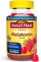 Natura Made Melatonin Gummies 2.5 mg, 100% Droga Dormire gratuito per adulti, Melatonin Supplemento 130 Conte, 130 giorni di alimentazione