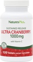 La natura Plus Ultra Cranberry, Sumbedliber - 1000mmg, 120 taules - amb Vitamina C - Vegetarian, Guten Free - 60 Servings