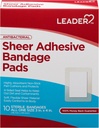 LEADER Sheer Lipnus Bandage Pads, Paketai su odos, Labai Absorbent Non-Stick Pad, Pirmosios pagalbos ir Žaislų priežiūros apsauga, Palyginti su Band- Pagalba, Visi vienas dydis 3 / 4 "x 4", 100 ct.