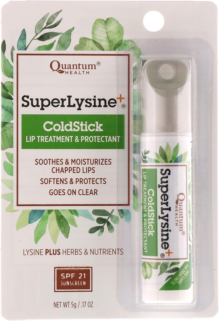 Quantum Health Lysine+ Coldstick, SPF 21, 0.17 Ounces (paquet de 2)