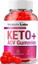 Metabolix Labs Keto ACV Gummis - Advanced Formula Metabolix Keto Plus Weight Management ACV Gummis Apple Cider Essig Metabolix ACV Nahrungsergänzung für Herren Frauen (60 Gummi)