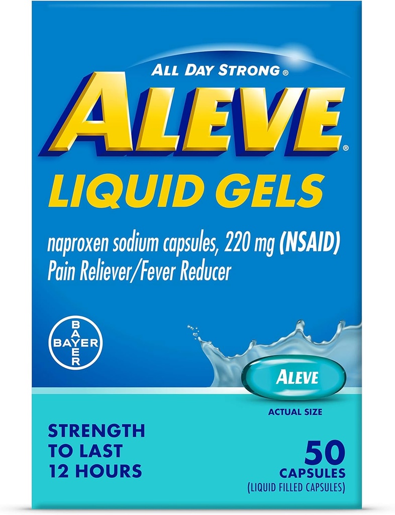 Aleve maye Gels, Ağrı Yardımı üçün Naproxen sodyum