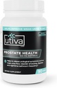 Utiva Prostate Health Supplement for Men - Formule naturelle pour la fonction de la prostate et le flux d'urine - Beta-Sitostérol et Saw Palmetto Prostate Supplement - Fabriqué au Canada, 90 Softgels