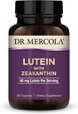 Dr. Mercola Lutein com Zeaxantina, 30 Servings (30 cápsulas), 40 mg Lutein por serviço, Suplemento dietético, Suporta Visão Saúde e Função Cognitiva, Não-GMO