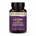 Dr. Mercola Lutein with Zeaxanthin - Supports Eye & Brain Health - Macular Carotenoids from Marigold Flower Extract - Non-GMO, Gluten-Free & Soy-Free - 30 Capsules (30 Servings)