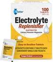 Globe Electrolite Replacement Tablet for Rehydration, Exercse Recovery, Youth & Adult Athletes, Hiking, Caming, & Sports Recovery dan More... 50 Paket dari 2 Tablets Each, 100 Count