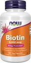 Nourriture Biotin 5000 mcg Capsules, 120 Nombre
