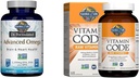 Life Dr. Formulated Advanced Omega Fish Oil & Raw Vitamin Kodu Vitamin C, 120 Veg Capsules