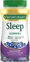 Nature’s Bounty 10 mg Melatonin Gummy, 100% Drug Free Sleep Supplement, 10 mg, Blueberry, 140 Ct