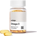 Omega 3 EPA & DHA, Fish Oil 1000mg per Serving, Podporuje srdce, mozek, kůže a oční zdraví, No Burp- Back, 30 Softgels, 30 Day Supply