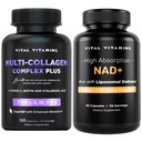 Vital Vitamins Multi Collagen Complex Plus + NAD+ Supplement