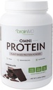 BrainMD Dr Amen Omni Proteine Ciocolata - 2.38 lbs - Pudră de proteine pe bază de plante - Promovează Energia & Exercitii de recuperare - Vegan, Vegetarian, Sugar Free, Gluten Free - 30 Serviri