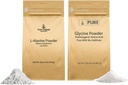 PURE ORIGINAL INGREDIENTES L-Alanine &amp; Glycine Powder Bundle (2 lb cada uno), Suplemento Powders, Puro " Undiluted