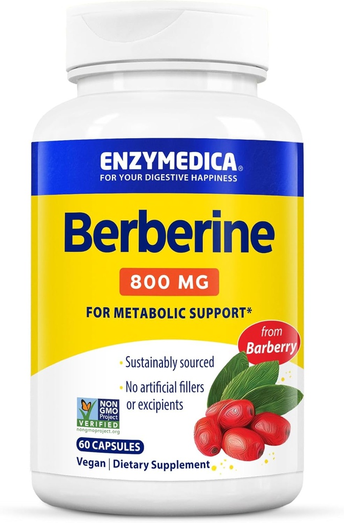 Enzymedica berberiini 800 mg 