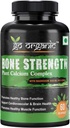 Eleven Zone Bone Strength - Calcium, Magnesium, Zinc, Vitamina D3, VIT B12, K2 - GMO, Soy, Gluten Free Ingredients - Whole Food Supplement for Bone Health - 60 Vegan Friendly Capsules
