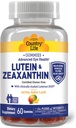 County Life Lotéin Gommies with Lotemax 2020, 60 Ct, Schmulable Eyes Supplement, Marigold Louten, Zaxantin, Eye Health & Matartics, Not-GMO, Pectin ผลไม้ธรรมชาติ, เวก้า
