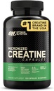 Optimum Nutrition Micronized Creatine Monohydrate Capsules, Keto Friendly, 2500mg, 100 kapslar