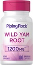 Piping Rock Wild Yam Root Capsules 1200mg | 100 greve | Extract Supplement | Gluten Free, Non-GMO