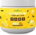 Elektrolit por - Frissítő edzés helyreállítási elektrolitok, Sugar Free, Gluten Free & Vegan, Pure Keto & Paleo Hydration Itala, Immune Boosting Vitamins (198 Nagyi, Lemon Lime)