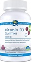 Nordic Naturals Pro Vitamin D3 Gummies, Wild Berry - 120 Gummies - 1000 IU Vitamin D3 - Great Taste - Sane Bones, Mood & Immune System Function - Non-GMO - 120 Serve