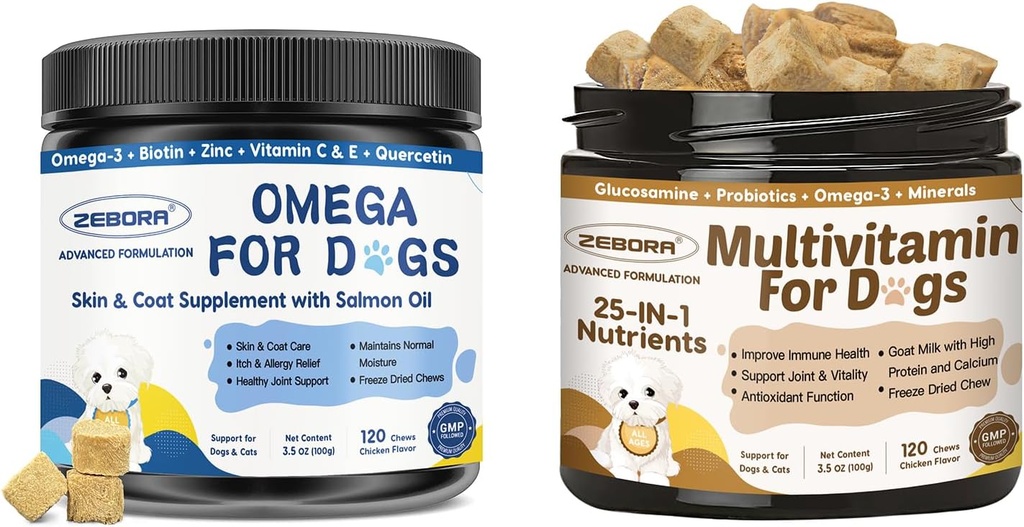 Omega 3 & Multivitaminų šunims Bendra sveikata