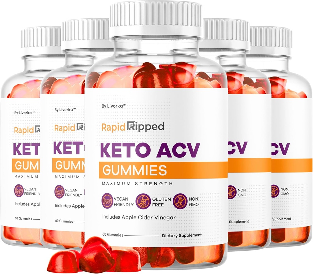 LIVORKA (5 iepakojums Rapid ripped Keto ACV Gummies, Keto ACV ripped Gummes, ripped Keto ACV Gummes, RapidRipped Keto ACV Gummes, Rapid ripped, Keto ACV Gummes Rapid ripped, 300 Gumijas 5 mēnešiem