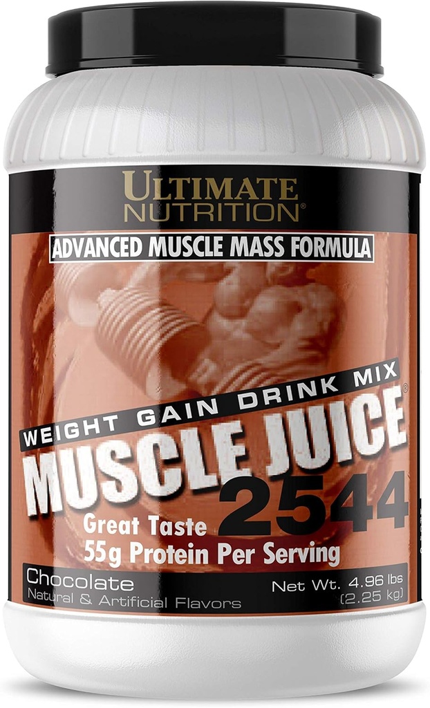 Juice Nutrition Ultimate, Weight Gain Drink Mix - Mix Gainer Dowder for Men & Women