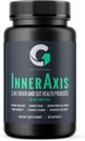InnerAxis 2-in-1 Smegenys ir gut Health Probiotic, 10 Billion KSV, 8 Symbiotic Strips for Gut, Psichobiotic, Mood and Brain Support, Acidophilus Probiotic for Women and Men, 30 Servings