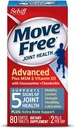 Move Free Advanced Plus MSM and Vitamin D3, 80 tablets - Joint Health Supplement with Glucosamine and Chondroitin (Pack of 4)