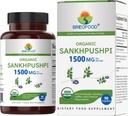 Brieofood Organic Sankhpshpi 1500mmg, 45 Servings, Vegetarian, Guten Free, 90 tranquil·les