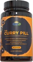 The Curry Pill - 90 Count Dietary Supplement with High-Curcumin Turmeric, Garlic, Ginger, Cayenne and Black Pepper