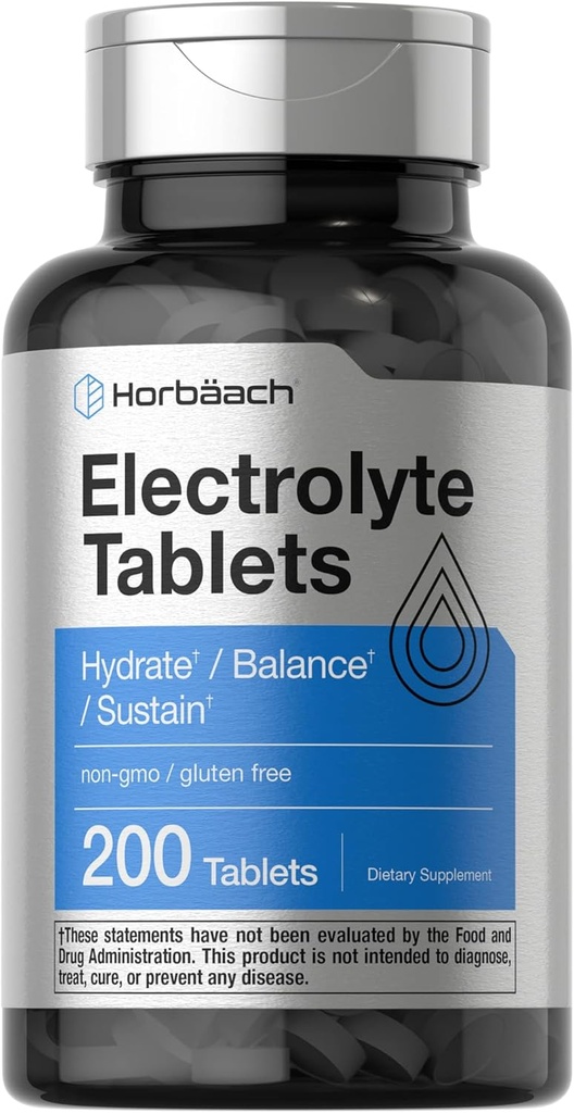 Horbäach Electrolyte Tabletten 200 Graaf 