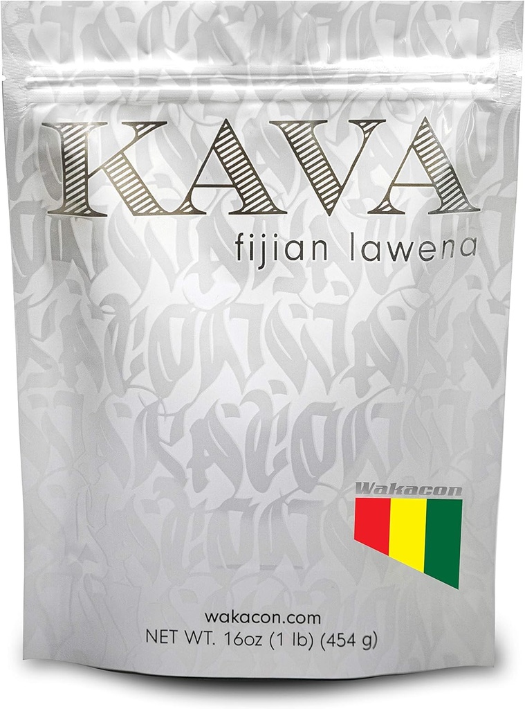 Kava Lawena Powder – avtentičen, plemenita Kava Crown Powder iz Fidžija – Premium, Odgovoren vir, 16 Oz