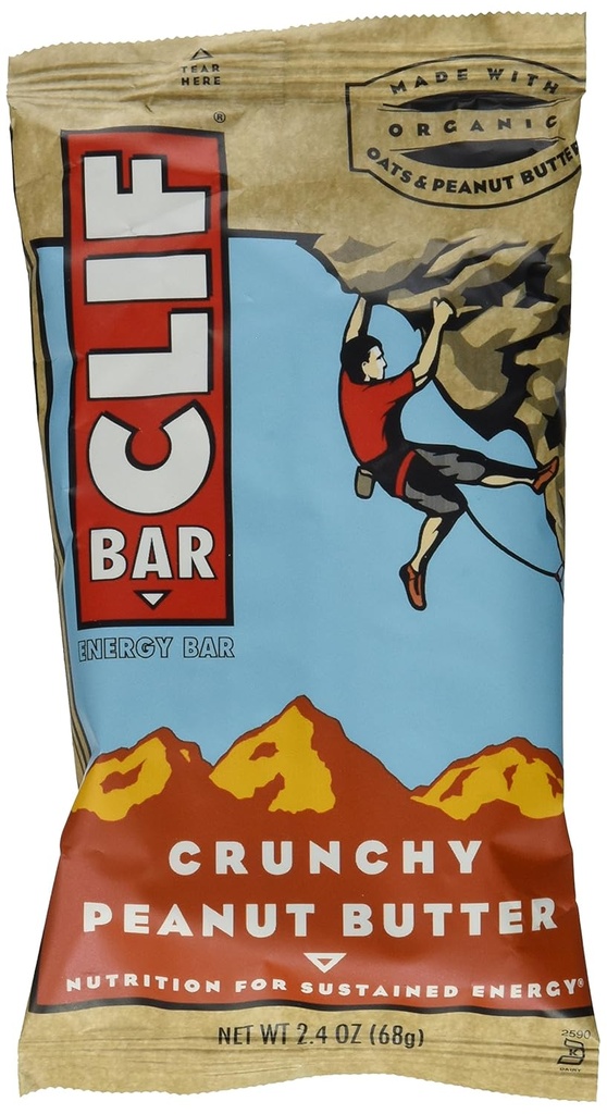 Cliff Bar Clif Bar, Og, Crnch Pnt Btr, 2.40-Ounce (Pack av 12)