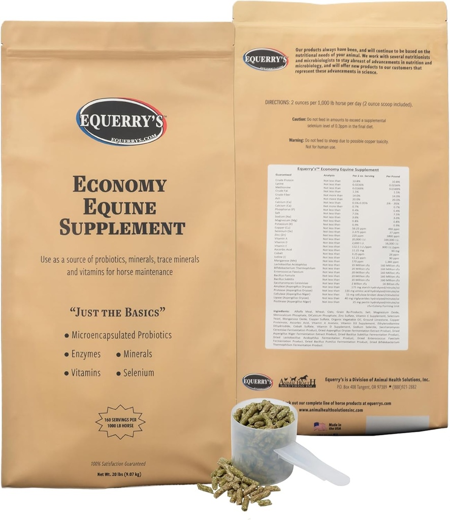 Equídeo Economy Supplement - Horse Probiotics - Suplemento para Cavalos