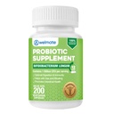 WELMATE Bifidobacterium - Probiotic Supplement - Supports Gut Health - Immune Support - Digestive Enzymes - Gluten Free - Vegan - Men & Womens Probiotic - Value Size - 200 Count