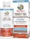 MaryRuth Organics Turkey Tail Mushroom Supplement | Ultra Absorption Liposomal | Full Spectrum | 200mg Beta-Glucans Per Serve | Vegan | 7,6 oz | 15 Zerbitzari
