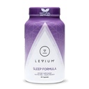 Levium Sleep Formula Supplement | Natural Relaxation Aid Capsules with Melatonin, GABA, L-Theanine, Magnesium | 60 Count Bottle – 30 Day Supply