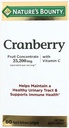 Suplemento dietético de Cranberry Bounty da natureza, soporta tracto urinario e saúde inmune, softgels, 25.200 Mg, 60 Ct