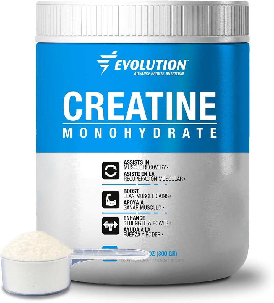 Creatine Monohydrate Powder 5000mg – 支持肌肉复苏和增强强力动力 - 帮助快速和训练 - 不受欢迎(60架)
