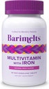BariMelts Bariatrische multivitamine met ijzer, 60 snel oplossende tabletten (1-maand supply), suikervrije baritische vitamines voor vrouwen, natuurlijke fruitsmaak