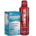 iSatori L-Carnitine LS3 Mixed Berry 1500mg (32 Servings) & BioGenetic Labs Forskolin Lean & Tone