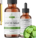 Teinture de baume de citron – Sans alcool , Melissa Officinalis Extrait liquide , Calme naturel et soutien du sommeil , Soulagement du stress à base de plantes – 2 oz