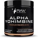 Alpha Yohimbine - Yohimbe Bark Fat Burner, viktminskning piller som fungerar snabbt - 3rd part testad för renhet och styrka, 60 kapslar av RAW Synergies