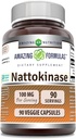 (原始内容存档于2019-09-21) (英语). Amazing Formules Nattokinase Supplements QQ 100 Mg (2000 FU Enzyme from Pure Nattokinase) ^ 90 Veggie Capsules → Non-GMO → Gluten-free →美国制造.